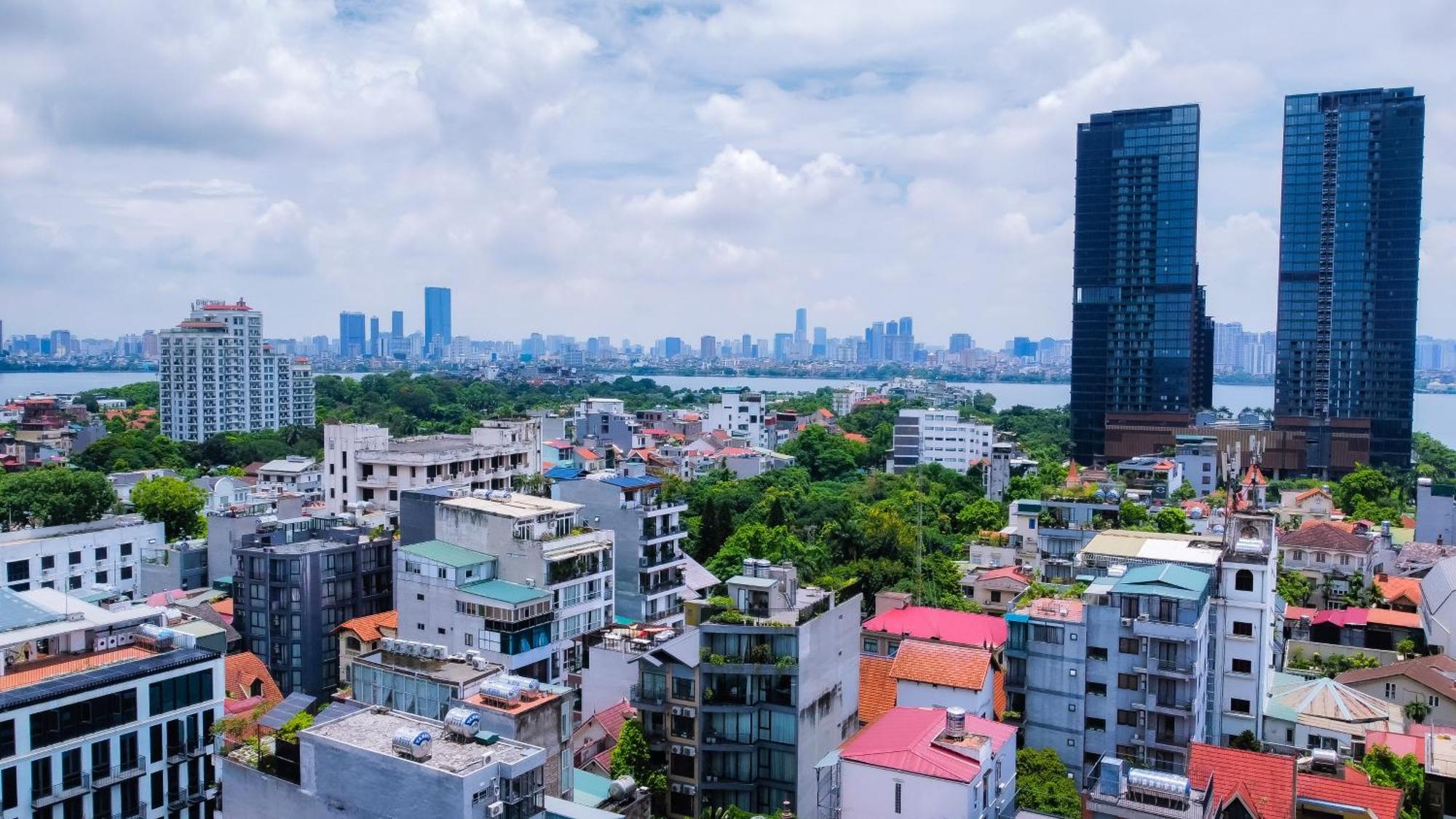 T98 Westlake Quang An - Tay Ho Center Garden View Studio! Hanoi Bagian luar foto